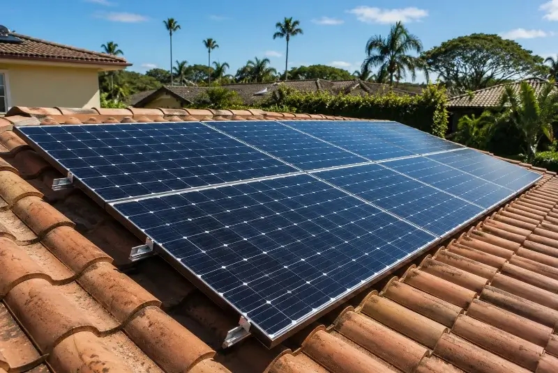 Installation de panneaux solaires à Sainte-Croix